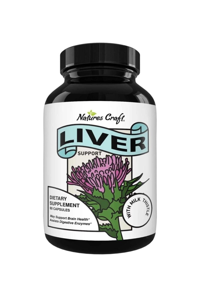 Liver Cleanse Detox & Repair Complex - Herbal Liver Support Supplement with Silymarin Milk Thistle Artichoke Extract Dandelion Root Organic Turmeric and Berberine - Milk Thistle Liver Detox Supplement