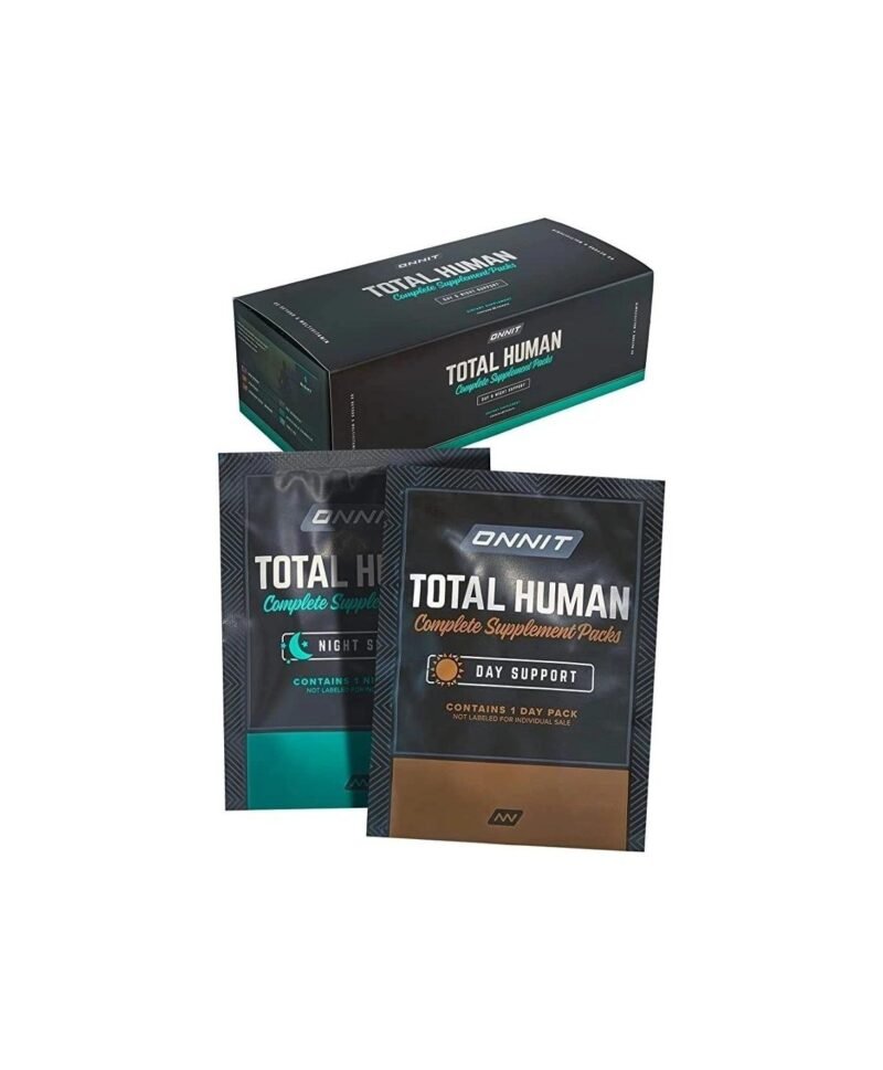 ONNIT Total Human Day and Night Vitamin Packs for Men and Women, 30-Day Supply - Adult Multivitamin