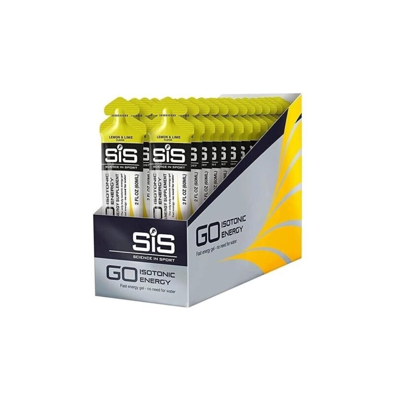 SCIENCE IN SPORT Isotonic Energy Gels, 22g Fast Acting Carbohydrates, Performance & Endurance Sport Nutrition for Athletes, Energy Gels for Running, Cycling, Triathlon, Lemon & Lime - 2 oz - 30 Pack