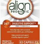 Align Probiotic, Pro Formula, Probiotics for Women and Men, Daily Probiotic Supplement for Digestive Health, Helps Soothe Occasional Abdominal Discomfort, Gas, and Bloating 63 Capsules