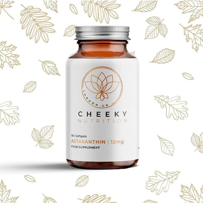 Cheeky Nutrition Astaxanthin 12mg 180 Softgels - Antioxidant Stronger Than VIT C - Supports Immune System, Healthy Skin, Cardiovascular, Brain & Eye Health - Image 7