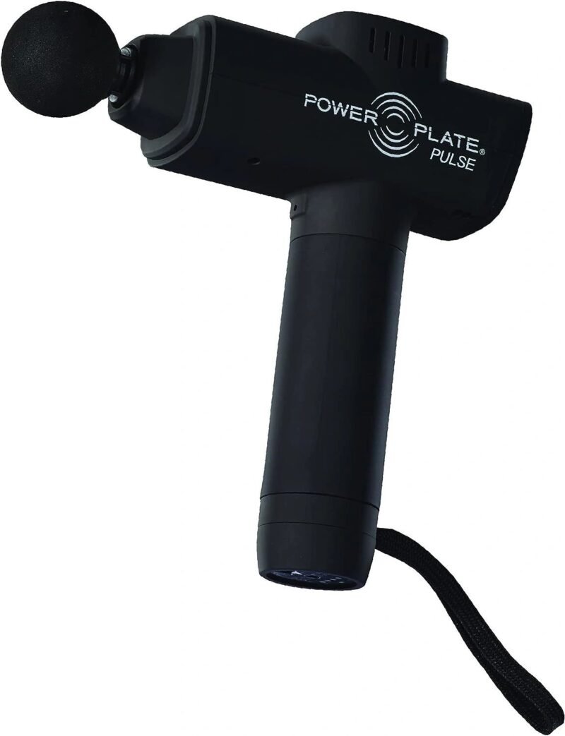 Power Plate Pulse - Whisper Quiet, Lightweight, Portable Handheld Massager with 6 Intensity Levels | Rechargeable Battery with 4 Hour Battery Life | Ideal for Pre-Workouts and Post-Workout Pain Relief