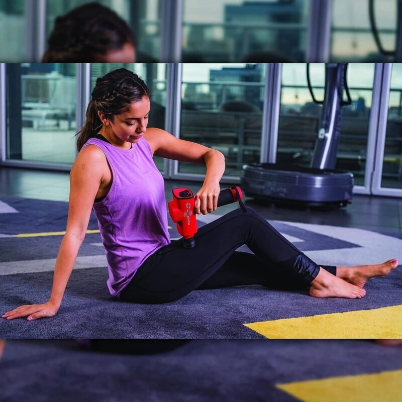 Power Plate Pulse - Whisper Quiet, Lightweight, Portable Handheld Massager with 6 Intensity Levels | Rechargeable Battery with 4 Hour Battery Life | Ideal for Pre-Workouts and Post-Workout Pain Relief - Image 7