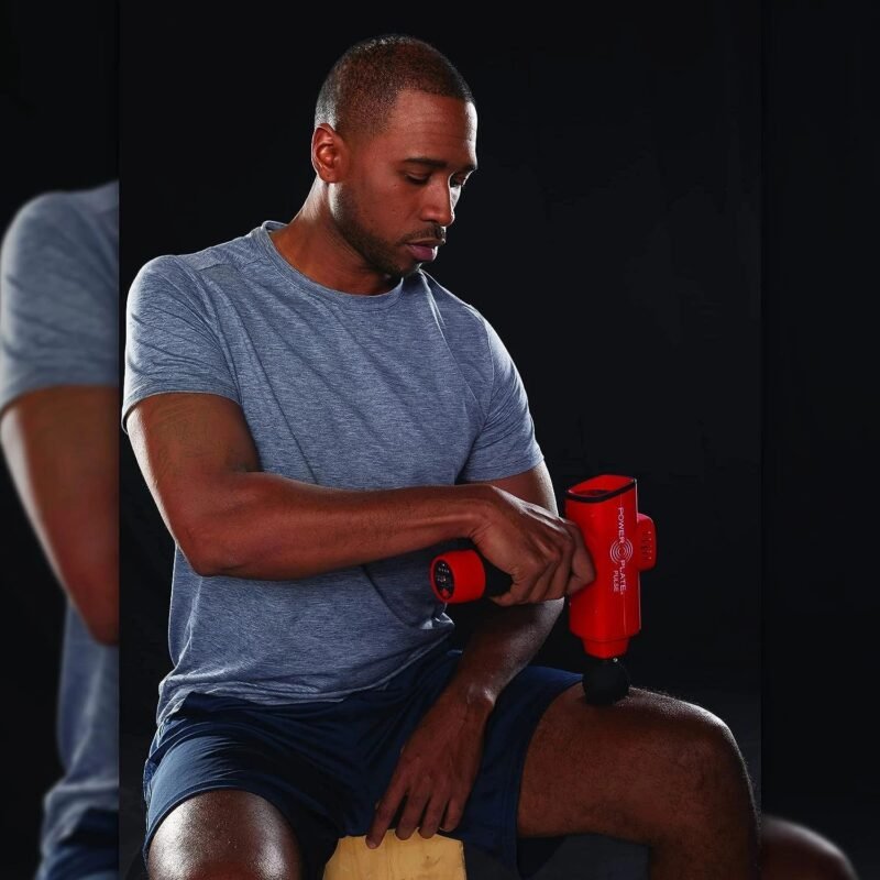 Power Plate Pulse - Whisper Quiet, Lightweight, Portable Handheld Massager with 6 Intensity Levels | Rechargeable Battery with 4 Hour Battery Life | Ideal for Pre-Workouts and Post-Workout Pain Relief - Image 5