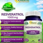 aSquared Nutrition 100% Natural Resveratrol - 1000mg Per Serving Max Strength (180 Capsules) Antioxidant Supplement, Trans-Resveratrol Pills for Heart Health & Pure, Trans Resveratrol & Polyphenols - Image 4