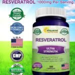 aSquared Nutrition 100% Natural Resveratrol - 1000mg Per Serving Max Strength (180 Capsules) Antioxidant Supplement, Trans-Resveratrol Pills for Heart Health & Pure, Trans Resveratrol & Polyphenols - Image 7