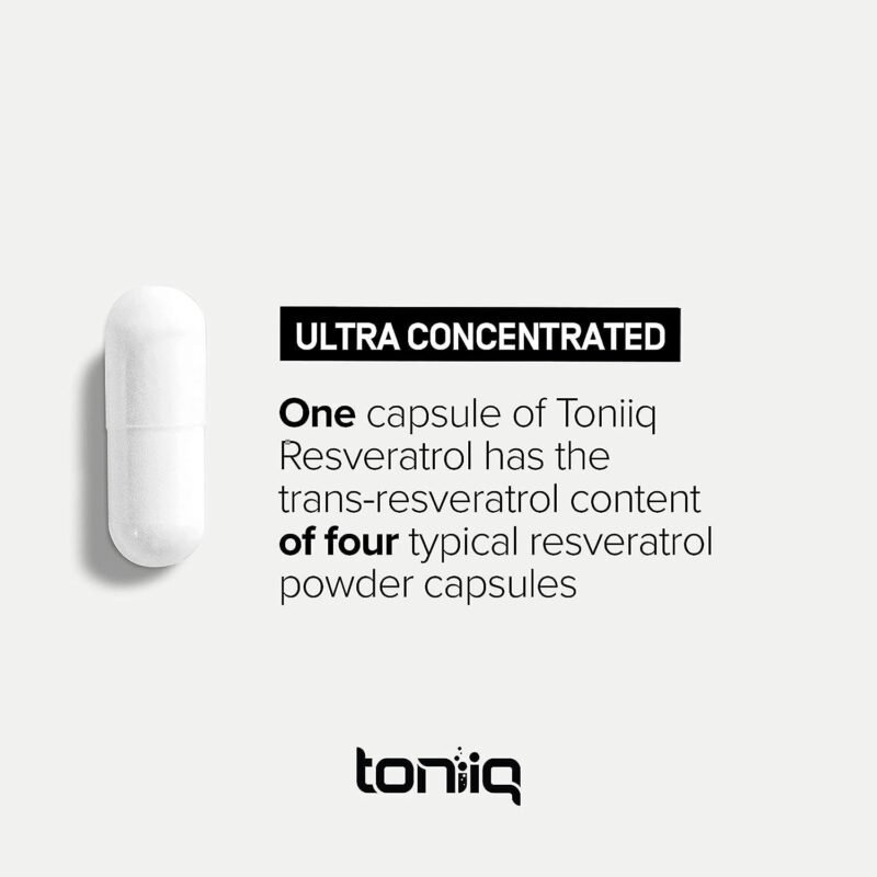 Ultra High Potency Resveratrol 1000mg - 98% Pure Trans-Resveratrol - Highly Purified and Bioavailable - Third-Party Tested Trans Resveratrol 1000mg - Resveratrol Polygonum Root Extract - 60 Capsules - Image 6