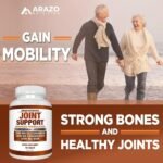 Glucosamine Chondroitin Turmeric Msm Boswellia - Joint Support Supplement for Relief 180 Tablets - Arazo Nutrition - Image 3