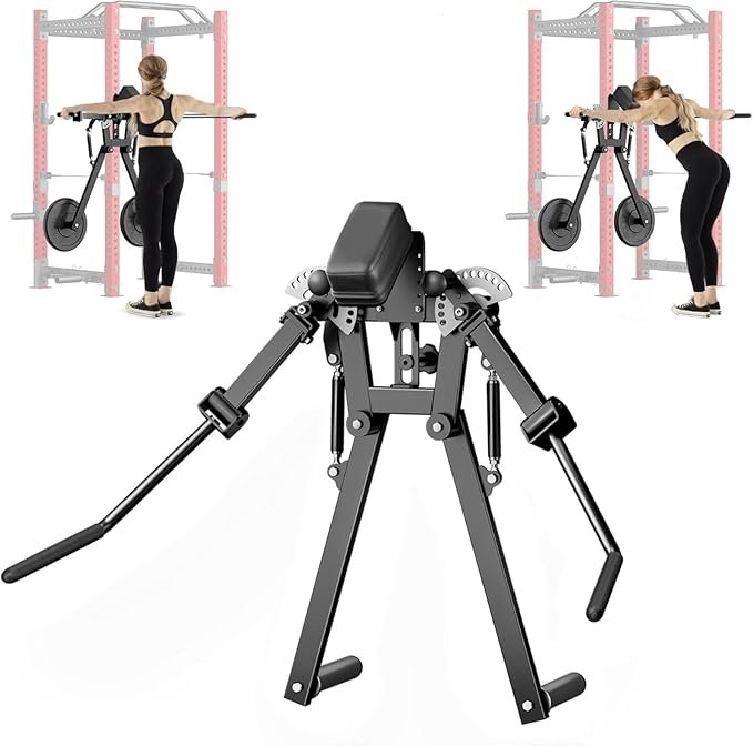 Mikolo Lateral Raise Attachment, Lateral Raise & Chest Fly Machine, Shoulder Press Machines for Chest & Shoulders, Power Rack Attachment with 1" Holes, Upper Body Workout Equipment for Home Gym