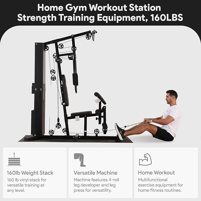 BalanceFrom Strength Training Machine, Adjustable Multifunctional Fitness Equipment for Home & Gym - Image 4