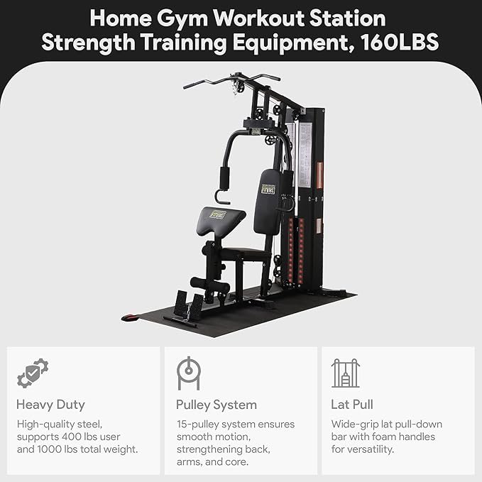 BalanceFrom Strength Training Machine, Adjustable Multifunctional Fitness Equipment for Home & Gym - Image 5