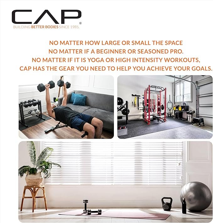 CAP 2-inch Olympic Bumper Plate Weight Set | 100-370 lbs | Multiple Colors | Storage Rack Optional - Image 2