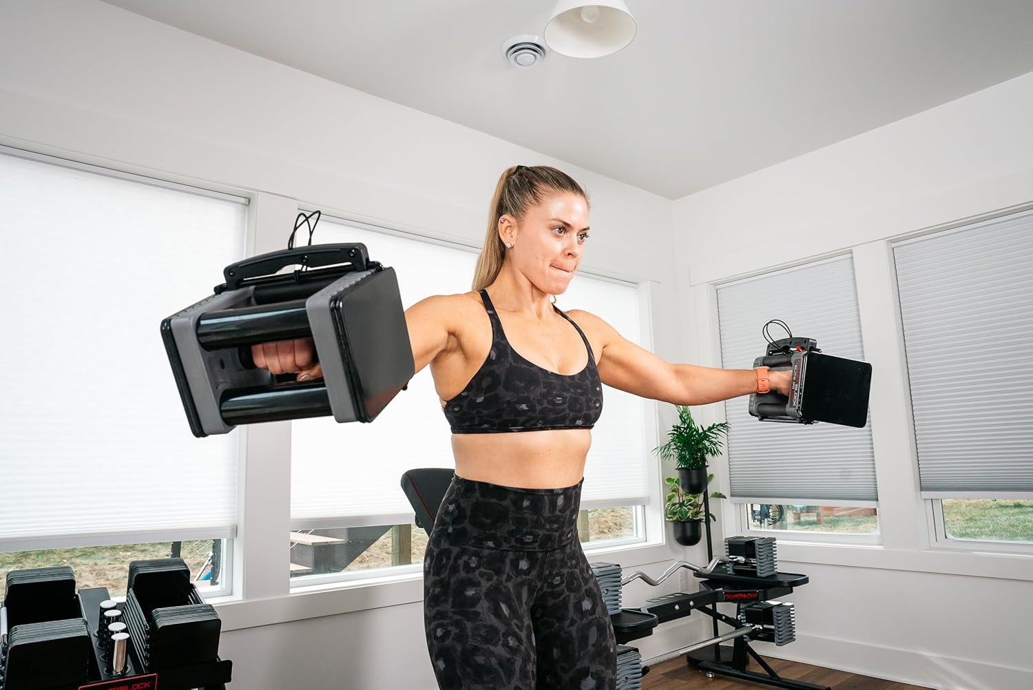 PowerBlock Elite EXP Adjustable Dumbbells, Sold in Pairs, Stage 1, 5-50 lb. Dumbbells, Durable Steel Build, Innovative Workout Equipment, All-in-One Dumbbells, Expandable with Expansion Kits - Image 2