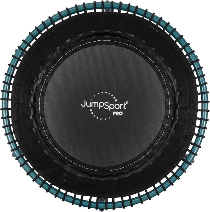 JumpSport 350 PRO Fitness Trampoline, Cardio Workout, No-Tip Arched Legs Home Gym Equipment, Adjustable Bungees & 60 Day Trial Video - Image 4