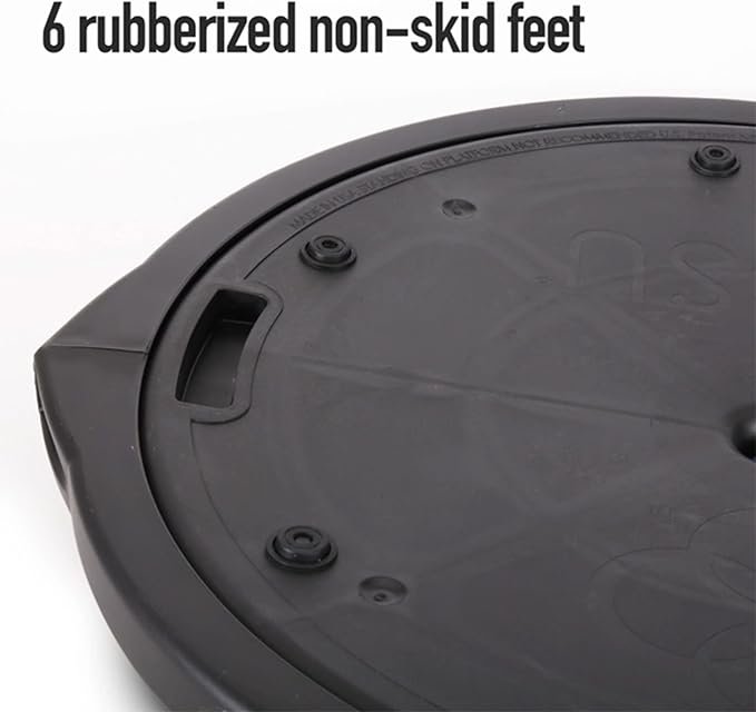 Bosu Balance Ball Exercise Trainer, Home Gym Equipment w/ Guided Workouts & Pump, 26", Blue - Inflatable Fitness Platform for Strength Training, Standing, Balancing, and Core Workout - Image 4