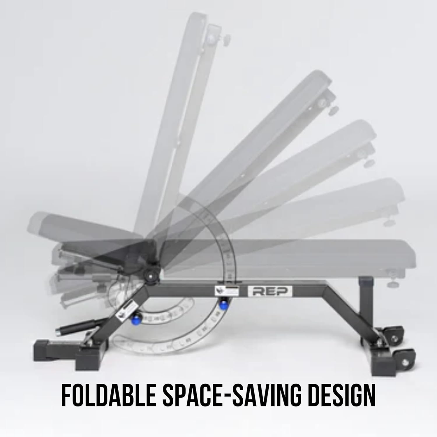 Rep Nighthawk Adjustable Weight Bench | Home Gym Incline Decline Flat Workout Bench | Heavy Duty Fitness and Strength Training Equipment | Foldable Space Saving Design - Image 2